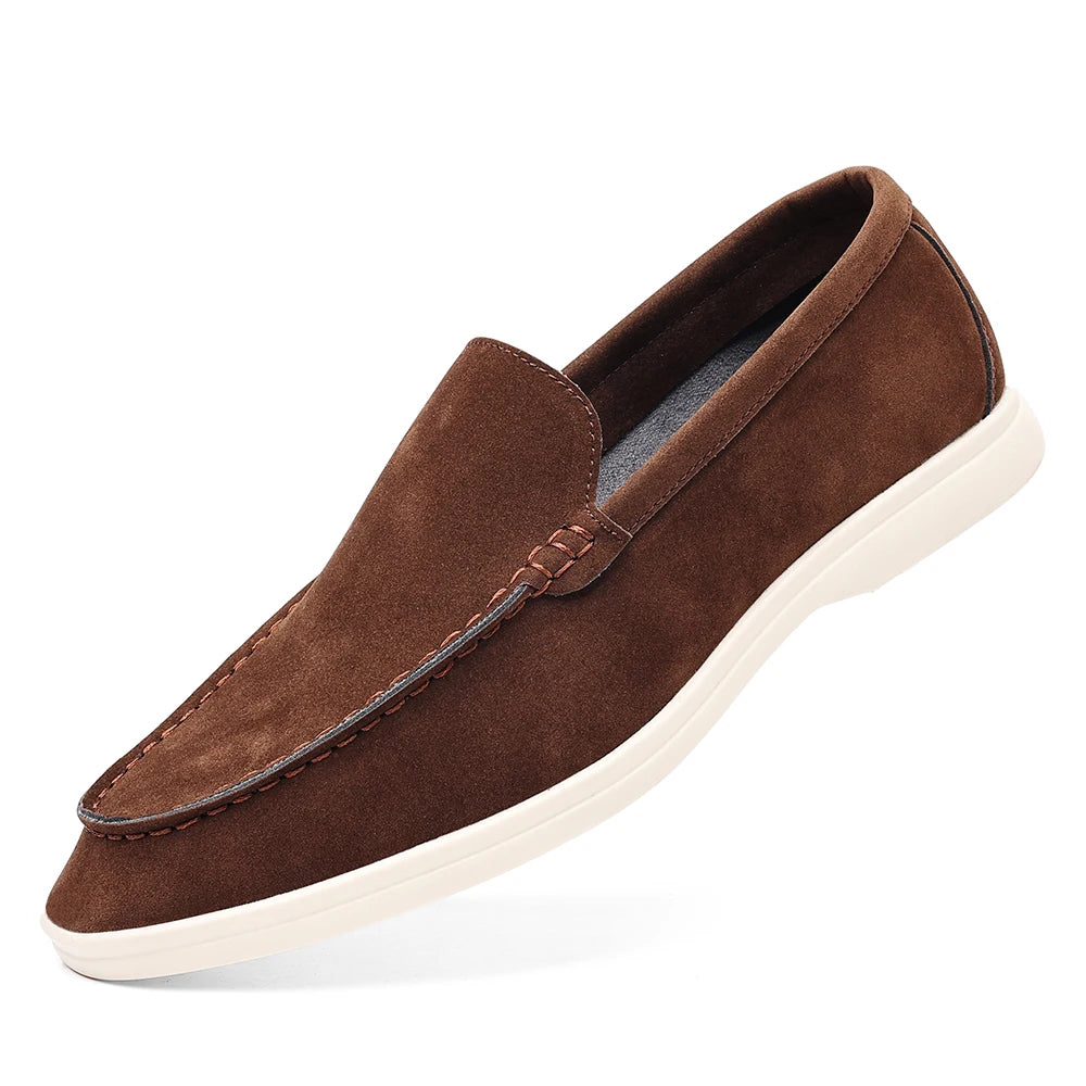 The Santorini Suede Loafers
